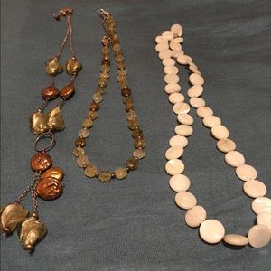 3/$25 Three designer necklaces - one money! $25